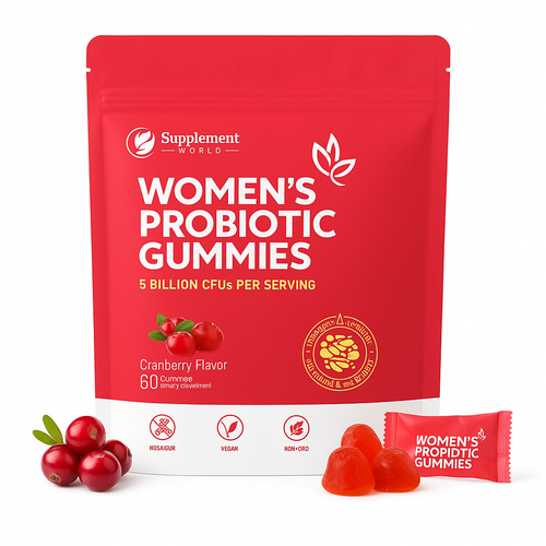 Cranberry Probiotic Gummies - Women's Digestive & Feminine pH Support