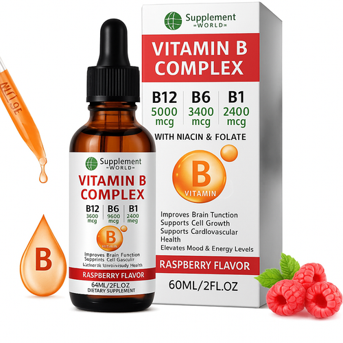 B-Vitamin Liquid Drops – Energy, Focus & Nervous System Support