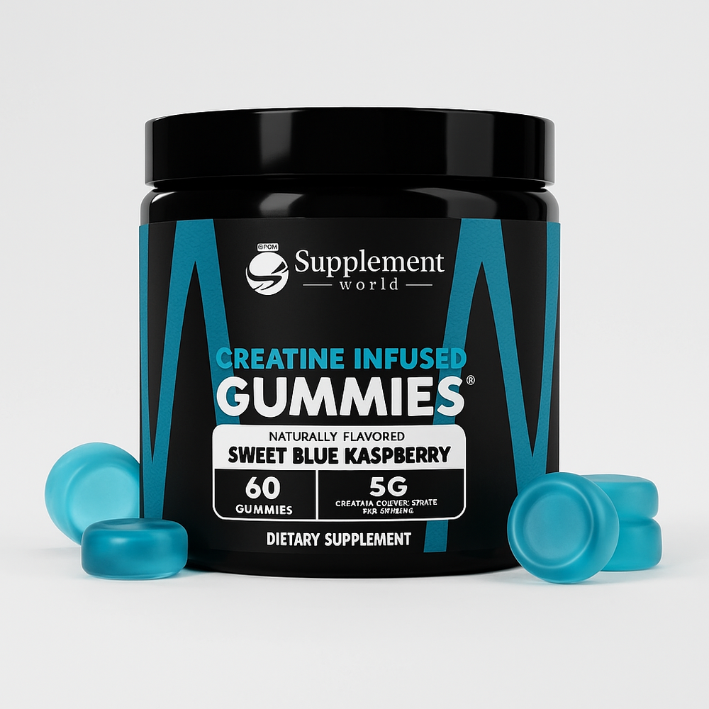 Creatine Gummies – Blue Raspberry Flavor