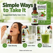 Soursop with Multivitamin Liquid Drops – Digestive, Energy & Daily Wellness Support