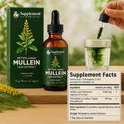 Mullein Liquid Drops with Chlorophyll – Support Clear Breathing, Lung Health & Respiratory Wellness