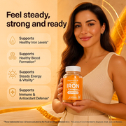 Iron Gummies with Turmeric & Vitamin C – Energy & Red Blood Cell Support