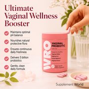 Vaginal Probiotic Capsules – with 5 Billion CFUs for pH & Odor Balance