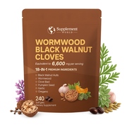 Wormwood Black Walnut Cloves Capsules - Energy & Metabolism Boost