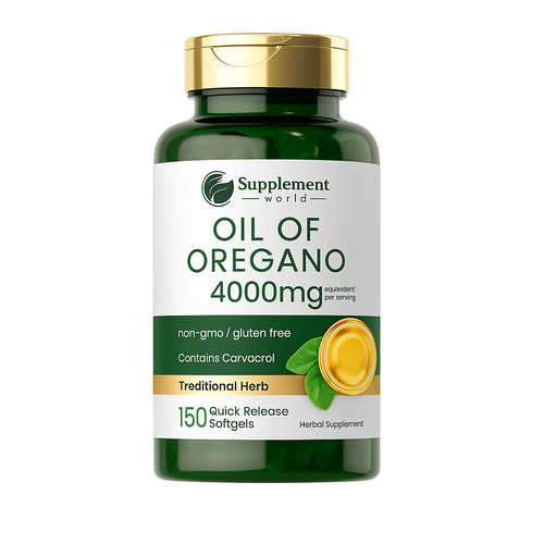 Oregano Oil 4000 mg – Antioxidant & Immune Support Softgels