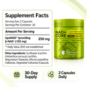 NAD+ Core – Liposomal NAD Supplement for Cellular Energy Support