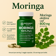 Moringa Leaf Powder Capsules – Antioxidant, Energy & Daily Vitality Support