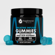 Creatine Gummies – Blue Raspberry Flavor