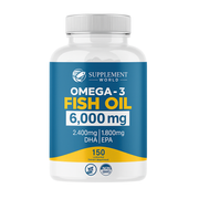 Omega 3 Fish Oil Softgels — High Potency EPA & DHA 2000mg | Brain, Joint & Circulatory Support