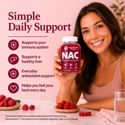 NAC Gummies 1000mg – N-Acetyl Cysteine for Glutathione, Antioxidant, Immune & Liver Support