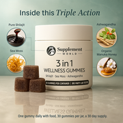 3-in-1 Wellness Gummies – Energy, Vitality & Focus Support