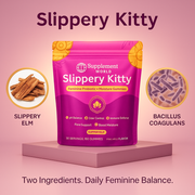 Slippery Kitty Feminine Probiotic + Moisture Gummies | pH Balance & Vaginal Health Support
