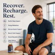 12 in 1 Magnesium Complex Capsules – For Sleep, Nerve, and Muscle Support