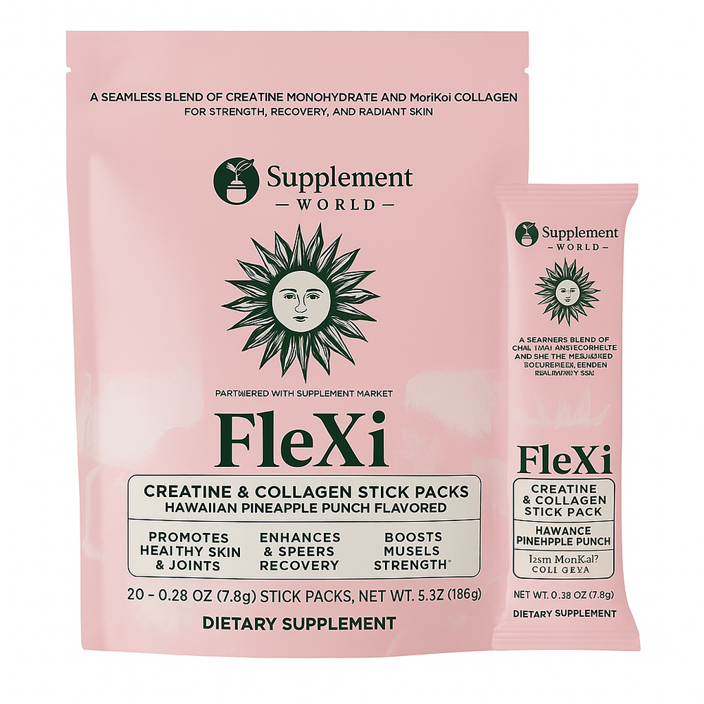 FleXi Creatine & Collagen Stick Packs — 5g Creatine