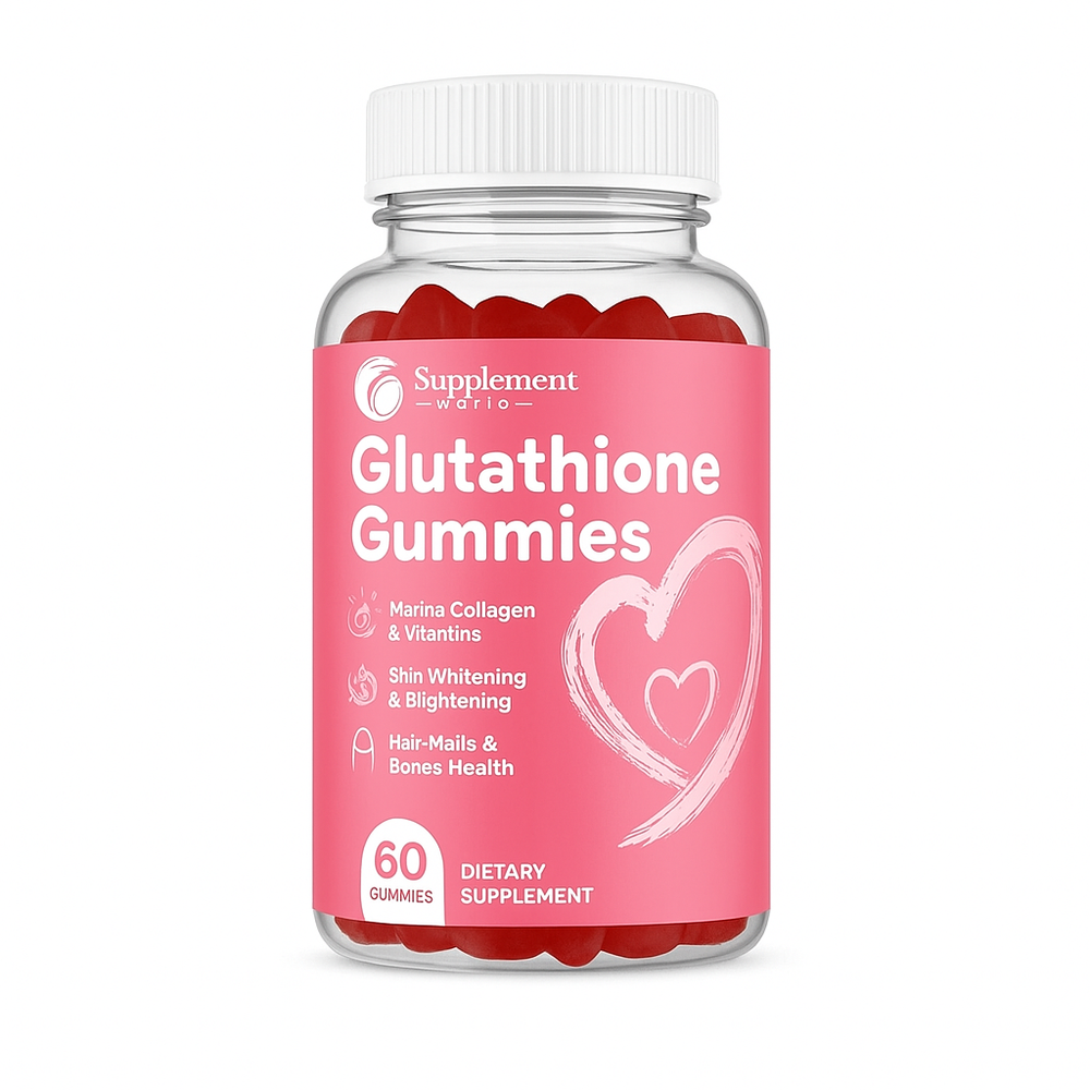 Glutathione Gummies with Marine Collagen – Skin Radiance, Hair & Nail Support