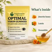 Optimal Vision Gummies – Eye Health Supplement with Lutein & Zeaxanthin for Vision Support
