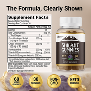 Shilajit Gummies with Chaga & Ashwagandha