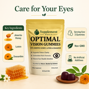 Optimal Vision Gummies – Eye Health Supplement with Lutein & Zeaxanthin for Vision Support