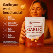 Aged Odorless Garlic with CoQ10 Ubiquinol