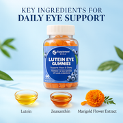 Lutein Eye Gummies with Zeaxanthin – Vision, Clarity & Antioxidant Support