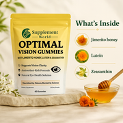 Optimal Vision Gummies – Eye Health Supplement with Lutein & Zeaxanthin for Vision Support