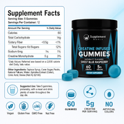 Creatine Gummies – Blue Raspberry Flavor