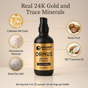 Pure Ormus Gold Oil - Support Balance, Focus & Vital Energy