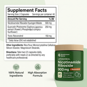 NAD+ Nicotinamide Riboside 900mg – Cellular Energy, Healthy Aging & Daily Vitality Support