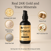 Pure Ormus Gold Oil - Support Balance, Focus & Vital Energy