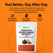 Fermented Black Garlic Extract for Digestive, Gut & Antioxidant Support