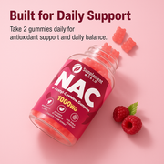 NAC Gummies 1000mg – N-Acetyl Cysteine for Glutathione, Antioxidant, Immune & Liver Support