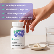 Ferrasorb Iron Complex – Iron Supplement with Bioavailable Bisglycinate & B Vitamins