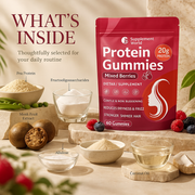 Protein Gummies – 20g Plant-Based Protein, Hair Strength & Daily Nutrition Support