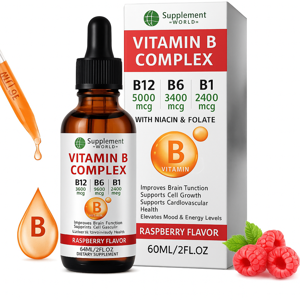 B-Vitamin Liquid Drops – Energy, Focus & Nervous System Support