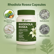 Rhodiola Rosea Capsules — Daily Adaptogen Blend
