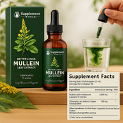 Mullein Liquid Drops with Chlorophyll – Support Clear Breathing, Lung Health & Respiratory Wellness