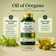 Oregano Oil 4000 mg – Antioxidant & Immune Support Softgels