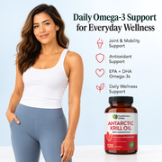 Antarctic Krill Oil 1000 mg with Astaxanthin – Omega-3 & Joint Support