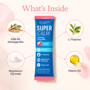SuperCalm Raspberry Lemonade – Stress, Relaxation & Sleep Support