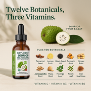 Soursop with Multivitamin Liquid Drops – Digestive, Energy & Daily Wellness Support