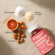 Glutathione Gummies with Marine Collagen – Skin Radiance, Hair & Nail Support