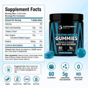 Creatine Gummies – Blue Raspberry Flavor