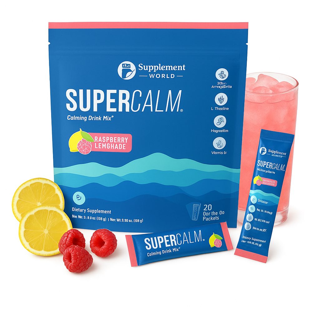 SuperCalm Raspberry Lemonade – Stress, Relaxation & Sleep Support