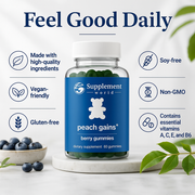 Peach Gains Gummies for Women – Herbal Multivitamin for Daily Wellness