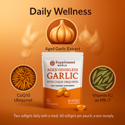 Aged Odorless Garlic with CoQ10 Ubiquinol
