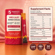 Women Multi-Mineral Honey Sticks - Shilajit, Shatavari & Saffron