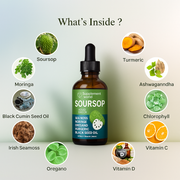Soursop Liquid Drops – 10-in-1 Immune, Energy & Digestive Support