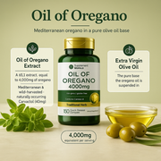 Oregano Oil 4000 mg – Antioxidant & Immune Support Softgels