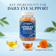 Lutein Eye Gummies with Zeaxanthin – Vision, Clarity & Antioxidant Support