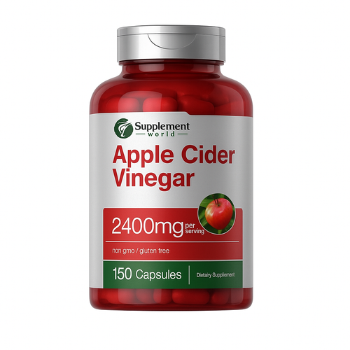 Apple Cider Vinegar 2400 mg – Metabolism & Digestion Support Capsules